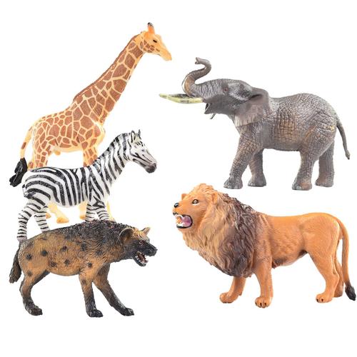 Figurines D'animaux De Simulation, 5 Pièces, Jouets De Dinosaure Pour Enfants En Bas Âge, Cadeau Éducatif, Ensemble De Décoration De Fête