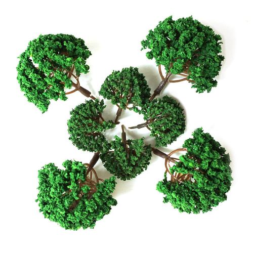 Mini Arbre Artificiel De Différentes Tailles, 20 Pièces, Modèle Mixte, Train, Micro Paysage, Arbre De Noël
