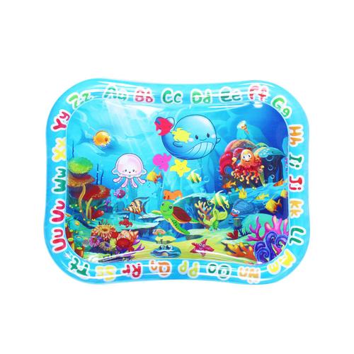 Tapis De Jeu Gonflable Pour Bébé, Matelas D'Eau Pour Bébé, Matelas De Ventre Avec Bouton Couinant, Center D'Activité Amusant, Jouets Pour Enfants