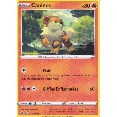 Carte Pokemon - Caninos - 027/192 - Épée Et Bouclier 2 - Clash Des Rebelles