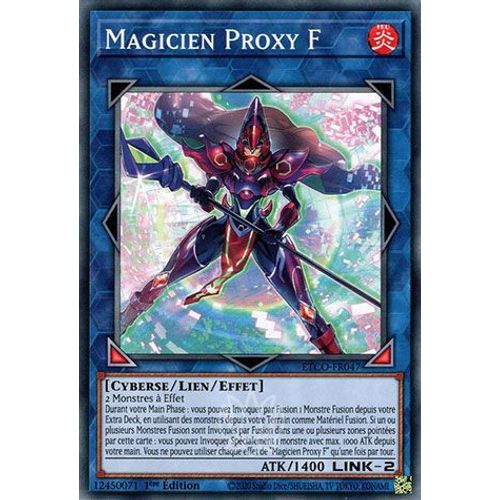 Carte Yu-Gi-Oh Etco-Fr047 Magicien Proxy F Fr