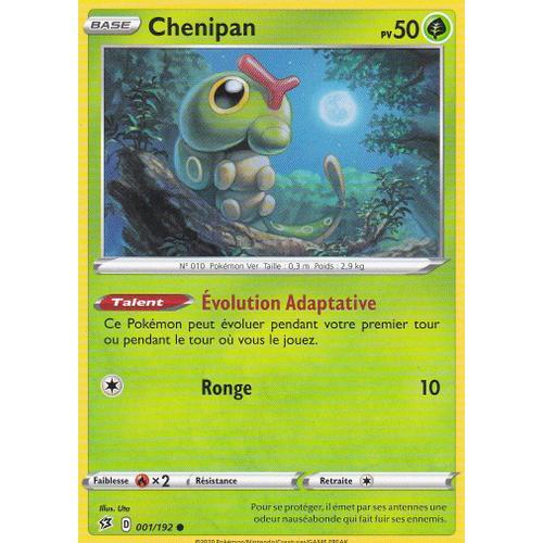 Carte Pokemon - Chenipan - 001/192 - Épée Et Bouclier 2 Clash Des Rebelles