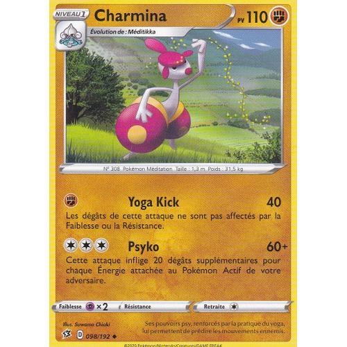 Carte Pokemon - Charmina - 098/192 - Épée Et Bouclier 2 Clash Des Rebelles