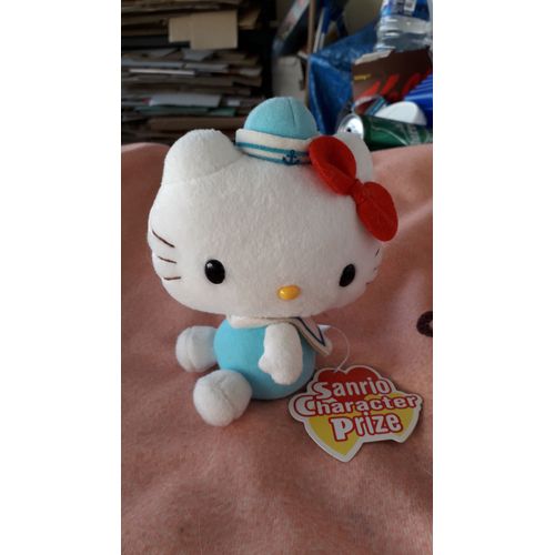 Peluche Japonaise Hello Kitty Marin (Sanrio)