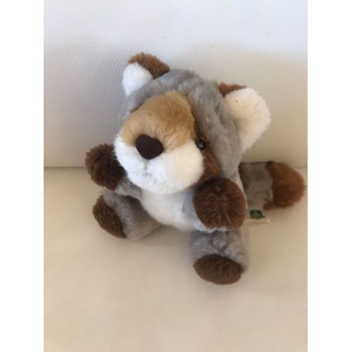 Peluche Doudou Raton Laveur Assis Giochi Preziosi 17 Cm