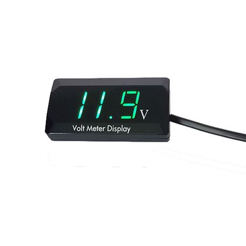 Mini Voltmètre Numérique Pour Moto Et Voiture, Voltmètre Numérique, Compteur De Panneau De Tension, Électromobile, 0.56 En Effet, 12v