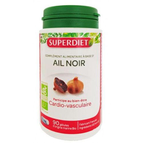 Ail Noir Bio 90 Gelules Marines Superdiet 