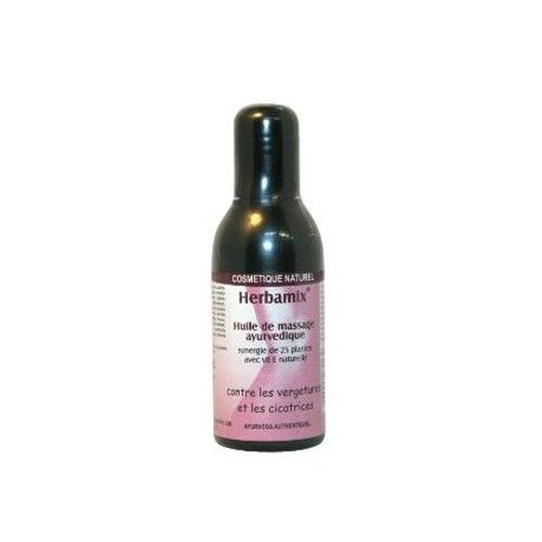 Herbamix Huile De Massage Ayurvédique Vergetures & Cicatrices 