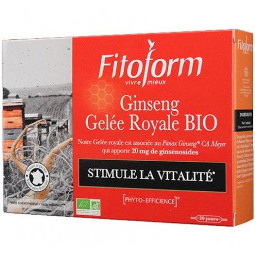 Ginseng Gelee Royale 20amp Plus Tube Acerola Fitof 