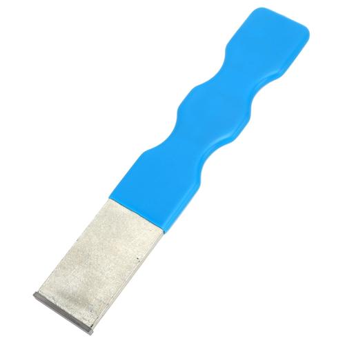 Grattoir En Carbure De Tungstène, Haute Dureté, Lame De Grattoir Polyvalente, Poignée Bleue, Portable Pour Le Meulage De Pièces, 1 Po, 1 Po, 1 Po, 4 Po