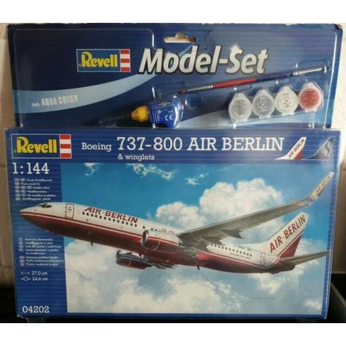 Maquette Boeing 737-800 Set complet - échelle 1/288 - REVELL 63809