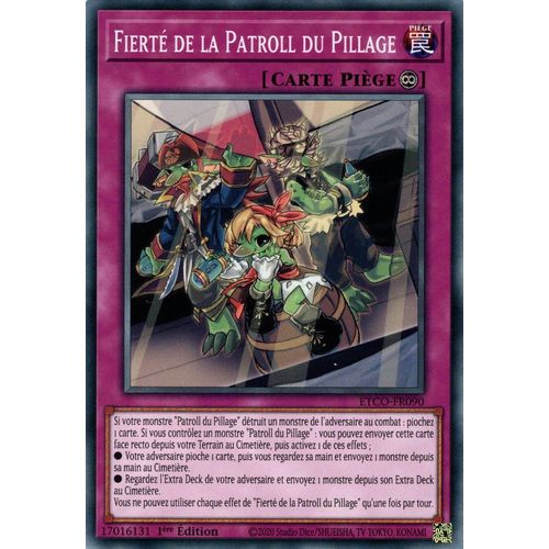 Yu-Gi-Oh! - Etco-Fr090 - Fierté De La Patroll Du Pillage - Commune 1ère Édition