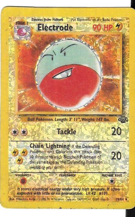 Pokemon hotsell Electrode 18