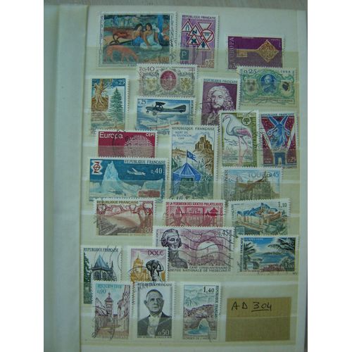 Ad 304 // Lot France Timbres Obliteres 1968 À 1971