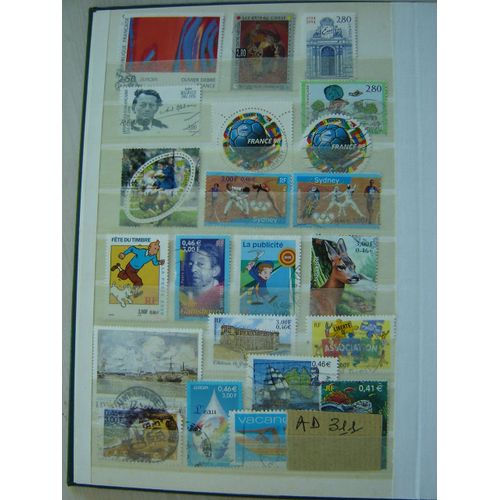 Ad 311 // Lot Timbres Obliteres France 1993 À 2002