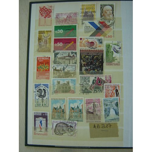 Ad 317 // Lot Timbres Obliteres France 1972 À 1973