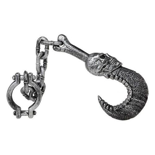 Accroche Por Halloween Crâne Gris (72 Cm)