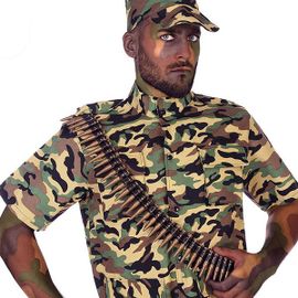 Accessoires De Costumes Camouflage Doré 116182