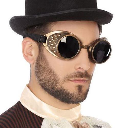 Lunettes Steampunk Doré