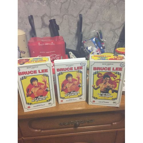 Bruce Lee Collection - Coffret Carton 3 Vhs - Big Boss La Fureur Du Dragon Le Jeu De La Mort
