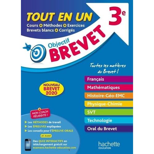Objectif Brevet 3e - Tout En Un