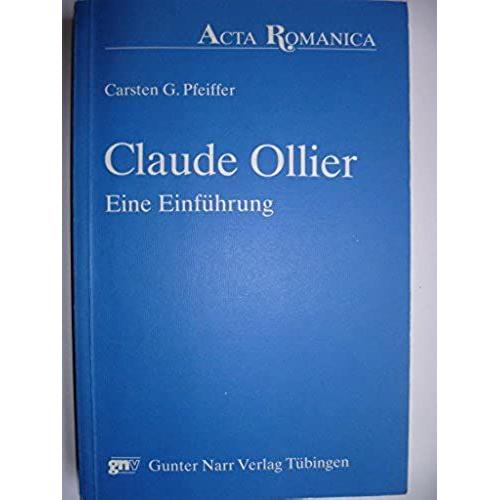 Claude Ollier: Eine Einfuhrung (Acta Romanica) (German Edition)