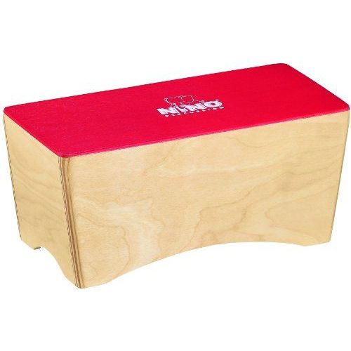Nino Percussion Kids Bongo Cajon With High And Low Pitch Surfaces-Not Made In China-Baltic Birch For Classroom Music Or Playing At Home 2-Year Warranty Inch (Nino931r)