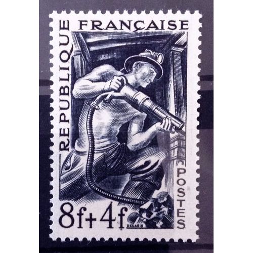 Métiers 1949 - Mineur 8f+4f (Impeccable N° 825) Neuf** Luxe (= Sans Trace De Charnière) - France Année 1949 - N11509