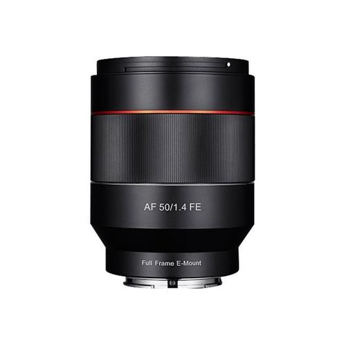 Objectif Samyang AF 50 mm - f/1.4 FE - Sony E-mount - pour Sony Cinema Line; a VLOGCAM; a1; a6700; a7 IV; a7C; a7C II; a7CR; a7R V; a7s III; a9 III