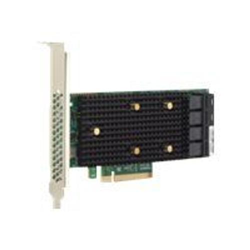 Broadcom HBA 9500-16i Tri-Mode - Contrôleur de stockage - 16 Canal - SATA 6Gb/s / SAS 12Gb/s / PCIe 4.0 (NVMe) - PCIe 4.0 x8