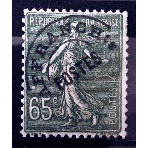 Préoblitéré Semeuse 65c Lignée Olive (Joli N° 49) Neuf* À Tout Petit Prix - Cote 17,00 - France Année 1922 - N11530