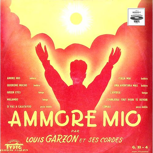 Louis Garzon Et Ses Cordes - Tango - Bolero - Pas Doble - 25 Cm - 1958