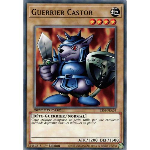 Yu-Gi-Oh! - Ss04-Fra05 - Guerrier Castor - Commune 1ère Édition