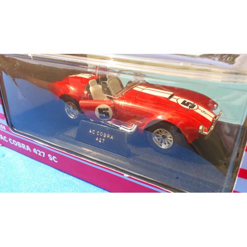 Majorette 4104 - Ac Cobra 427 C, Rouge 1:24-Majorette