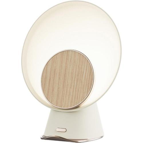 Lampe de bureau LED veilleuse avec chargeur sans fil, lampe portable avec haut-parleur Bluetooth pour chambre à coucher, salon comme support de téléphone