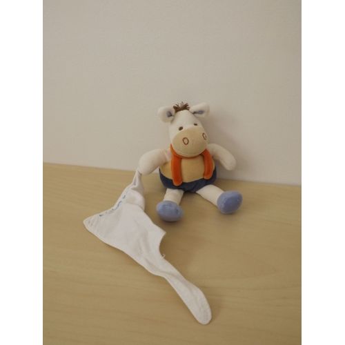 Douou Cheval Carré Blanc Doudou Et Compagnie