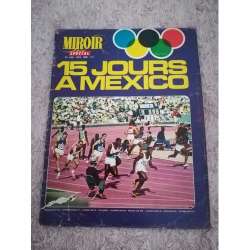 Miroir Sprint Spécial Nov 1968 N°1166 15 J À Mexico