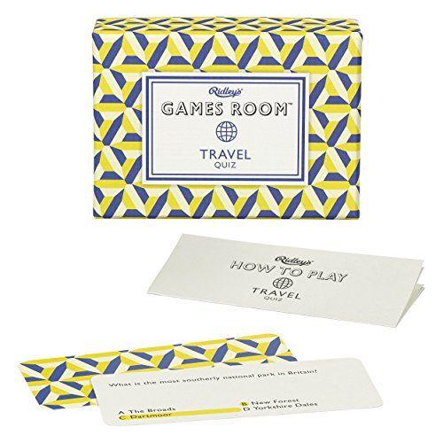 Ridleys Travel Quiz Card Game For Kids And Adults