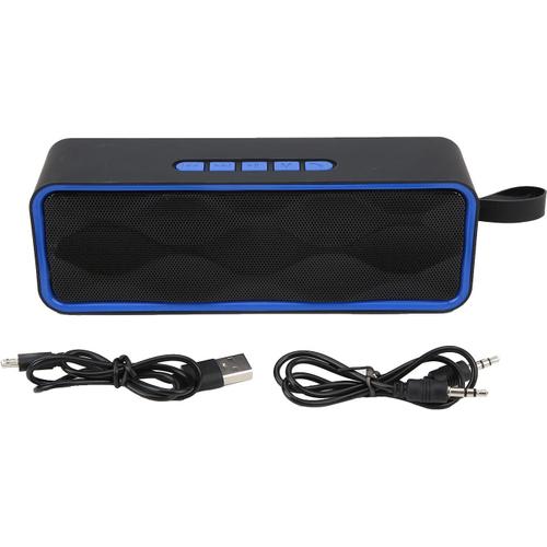 Haut Parleur sans Fil, Double Haut Parleur Portable, Son Stéréo, 10 Mètres BT, Transmission Tactile Capacitive sans Fil, Lecteur de Musique pour Fêtes, Sorties, Camping, Randonnée(Noir)