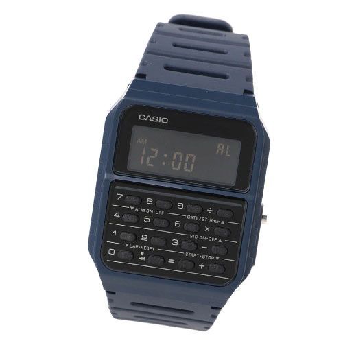 Casio Montre Bleu Digital Hommes Casio Collection Retro Ca-53wf-2bef