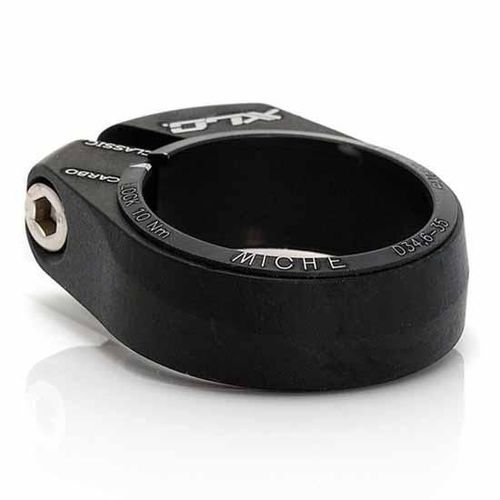 Collier De Selle Xlc Serrage Ecrou 34.9mm Noir Tige Carbone