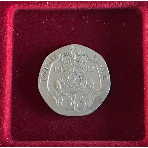20 Pence - Elizabeth I I - Royaume Uni - 1982
