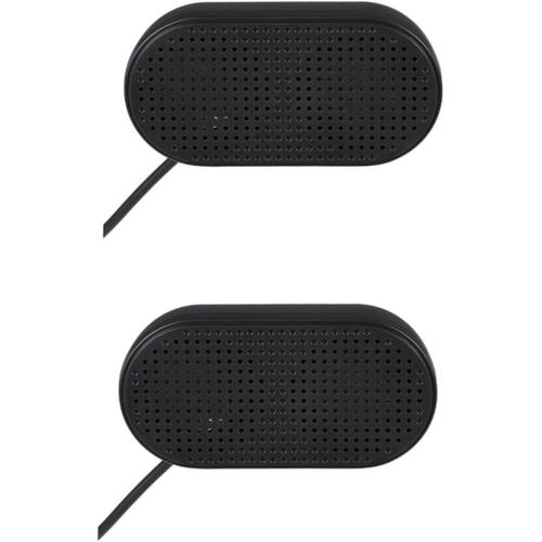 2 Pièces Petit Haut-Parleur D'usb Barre De Son USB Mini Haut-Parleur Barre De Son Haut-parleurs D'ordinateur pour Le Bureau Enceinte Sono Appareils Électroménagers Pc Plastique