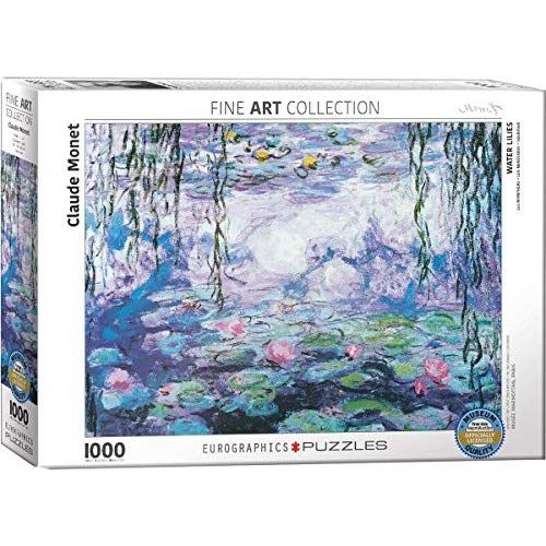 Eurographics Waterlilies By Claude Monet 1000 Piece Puzzle