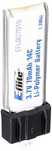 E-Flite 70mah 1s 3.7v 14c Lipo Battery