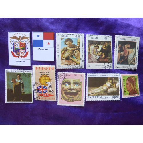 Timbres Panama - 8 Timbres De 1966, 1968...