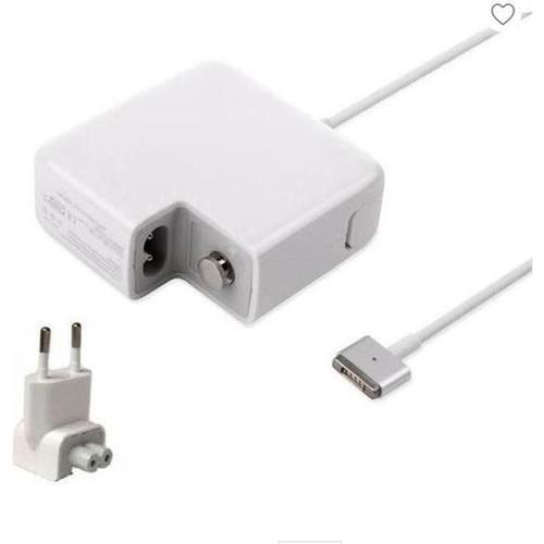 Cable Adaptateur Alimentation Secteur pour Apple MacBook Pro 13 Retina - A1502 - MagSafe 2 60W -A1435 Chargeur AC Adapter