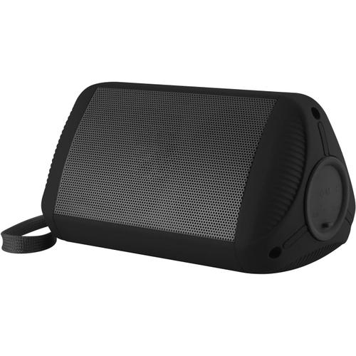 Haut-parleur Bluetooth portable avec entrée auxiliaire pour basses riches, volume plus fort, son stéréo cristallin, portée sans fil F1 10 m, étanche IPX6 pour douche/piscine/plage,Noir