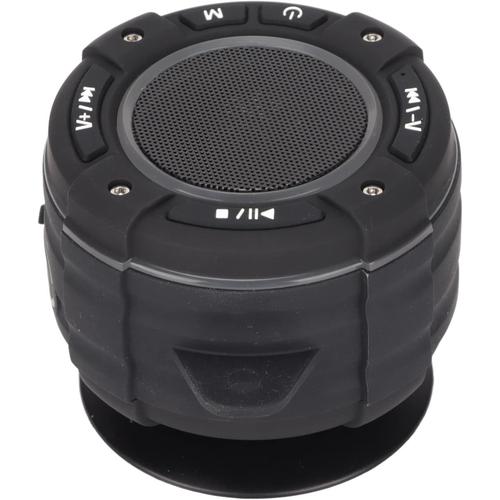 Radio de Douche Stéréo Portable, Haut-parleurs Bluetooth étanches IP67, Mini Haut-Parleur sans Fil, avec Lumière Respiratoire et Ventouse pour Piscine de Salle de Bain
