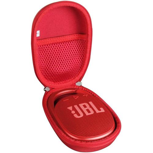 Étui de voyage rigide pour JBL Clip 4 - Mini haut-parleur Bluetooth portable (rouge)